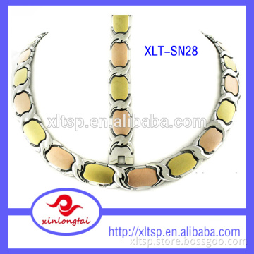 Shinning Mens Stainless Steel Chunky Chain Necklace